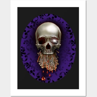 I Love You Like Enoki Lover Skull Posters and Art